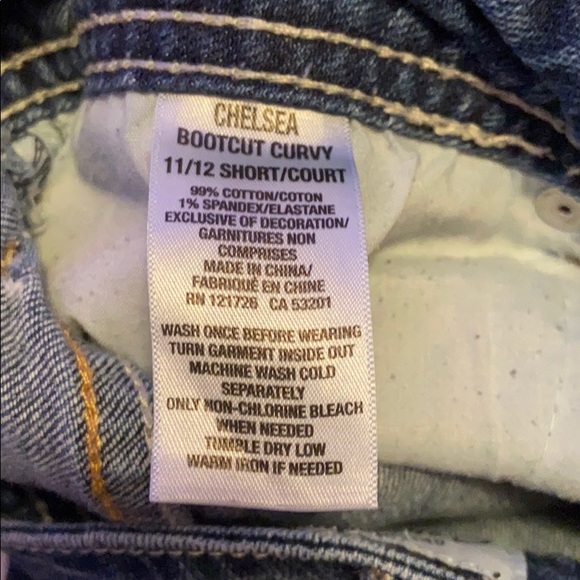 Aeropostale Bootcut Curvy Women’s Size 11/12 Jeans - Picture 8 of 9